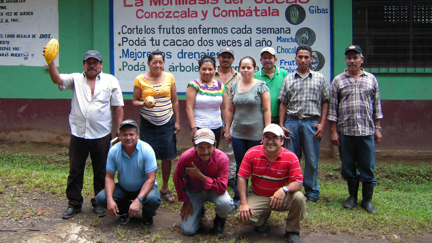 Producteurs coopÃ©rative CACAO NICA au Nicaragua gianduja onctueux